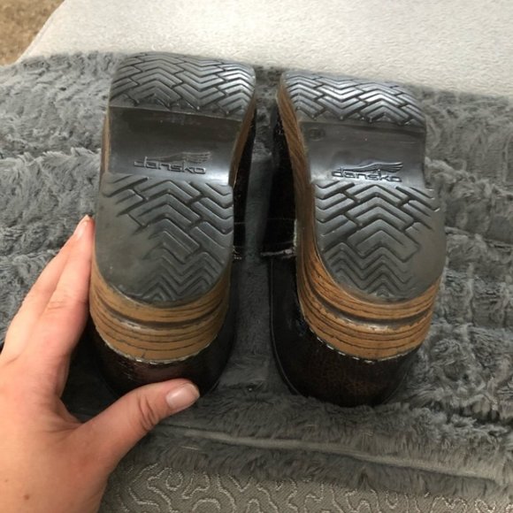Dansko Brown Metallic Clogs Nursing Shoes: Size 9/40 - Picture 10 of 14